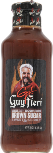 Guy Fieri Brown Sugar BBQ Sauce Perspective: front