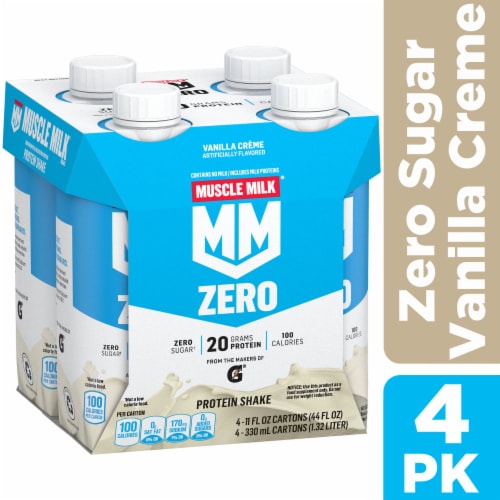 Muscle Milk® Non-Dairy Vanilla Creme Protein Shake Multipack Perspective: front