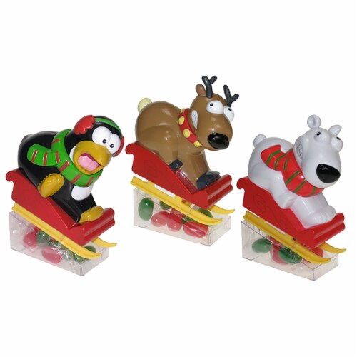 Treat Street Polar Pack Sledding Candy Dispenser Perspective: front