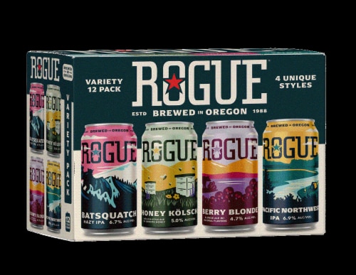 Rogue Variety Pack Craft Beer Perspective: front