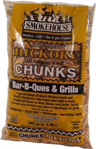 Smokehouse™ Products Hickory Wood Chunks Perspective: front