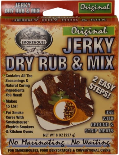 Smokehouse™ Original Jerky Dry Rub & Mix Perspective: front