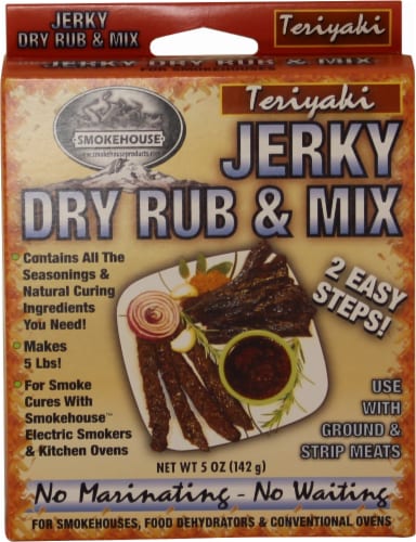 Smokehouse Products Teriyaki Jerky Dry Rub & Mix Perspective: front