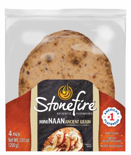 Stonefire® Ancient Grain Mini Naan Perspective: front