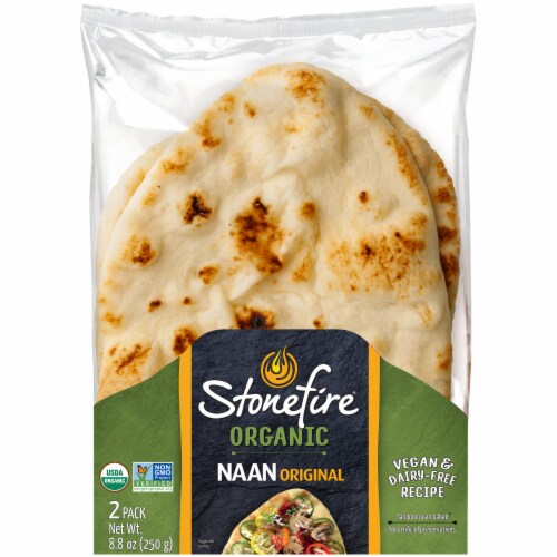 Stonefire Organic Original Naan 2 Count Perspective: front