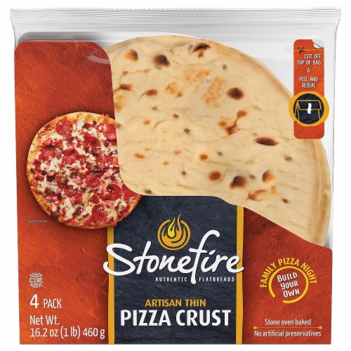 Stonefire® 8.5 Thin Pizza Crust Perspective: front