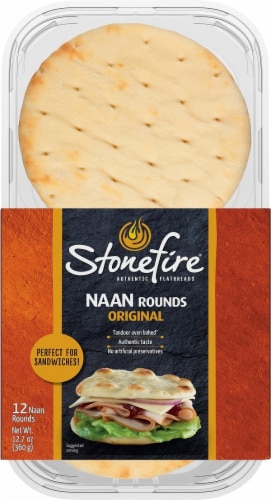 Stonefire® Original Naan Rounds Perspective: front