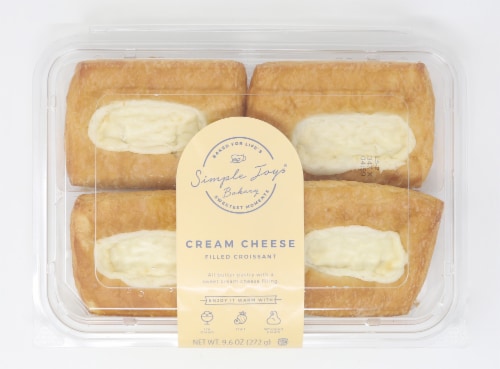 Simple Joy's Bakery® Cream Cheese Filled Croissants Perspective: front