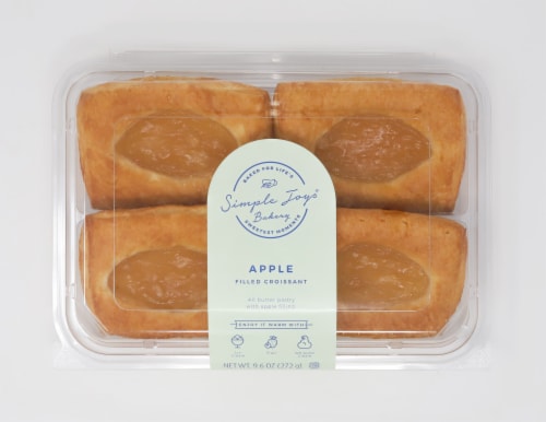 Simple Joy's® Bakery Apple Filled Croissants Perspective: front