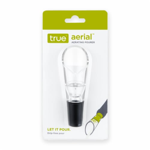 True Fabrications Aerating Pour Spout - Black Perspective: front
