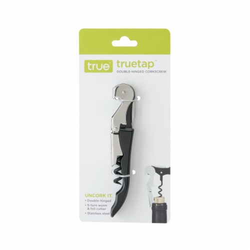True Fabrications Double Hinge Corkscrew - Black/Silver Perspective: front