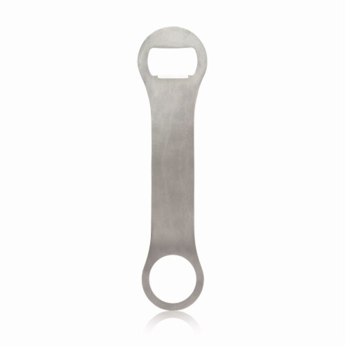 True Fabrications Stainless Steel Blade Bottle Opener Perspective: front