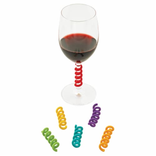 True Stem Spring Wine Glass Charms Perspective: front