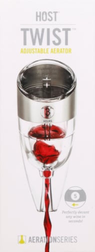 True Fabrications Twist Adjustable Aerator Perspective: front