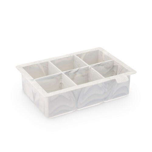 Marbled Ice Cube Tray Perspective: front