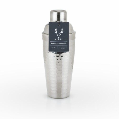 Viski Hammered Metal Cocktail Shaker & Reviews