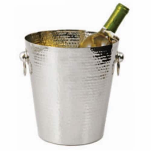 Viski Hammered Ice Bucket Perspective: front