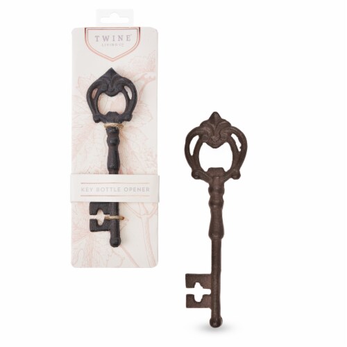 Cast Iron Key Bottle Opener by Twine® Perspective: front