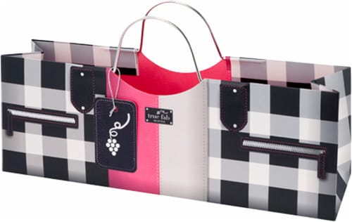Trudeau Fashionista Wine Purse Bag - Multi-Color Perspective: front