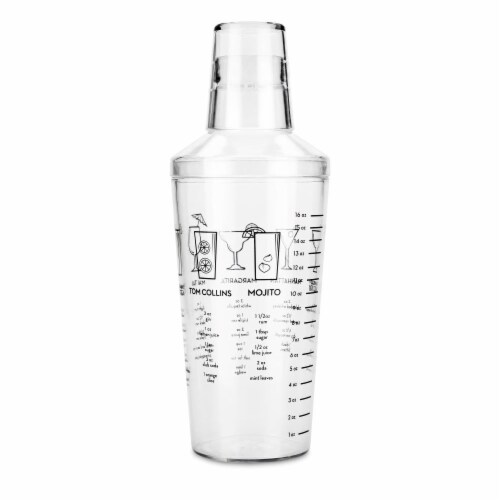 Maraca™: Plastic Recipe Shaker Perspective: front