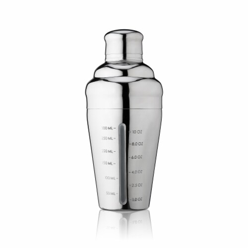 True Fabrications Vista™ Measured Cocktail Shaker - Silver Perspective: front