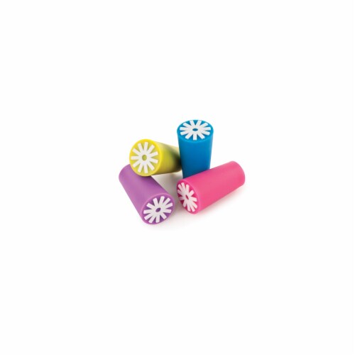 True Fabrications Starburst Silicone Bottle Stoppers - Assorted Colors Perspective: front