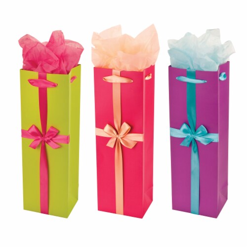 Cakewalk™ Party Trio Assorted Wine Bags Perspective: front