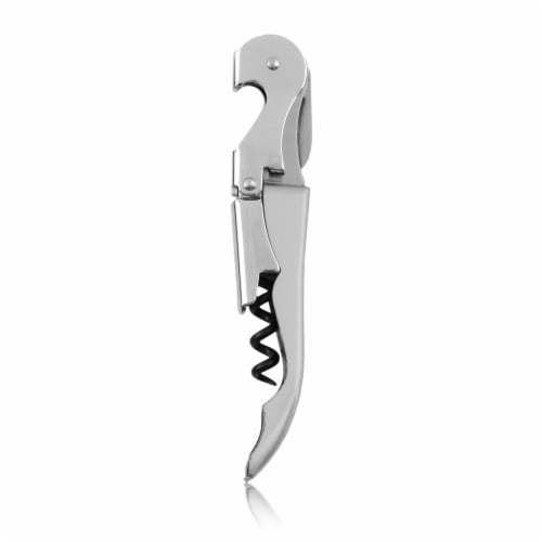 True Fabrications Stainless Steel Doubled Hinged Corkscrew Perspective: front