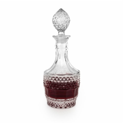 TwineÂ® Crystal Vintage Decanter Perspective: front