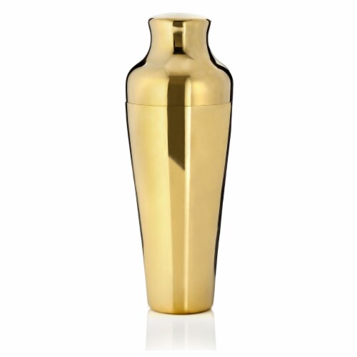 True Fabrications Cocktail Shaker - Gold Perspective: front