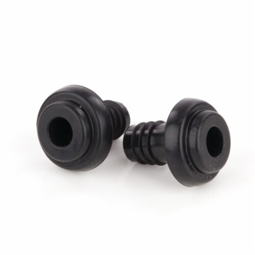 True 3910 Preserve Vacuum-Seal Stoppers, Black Perspective: front