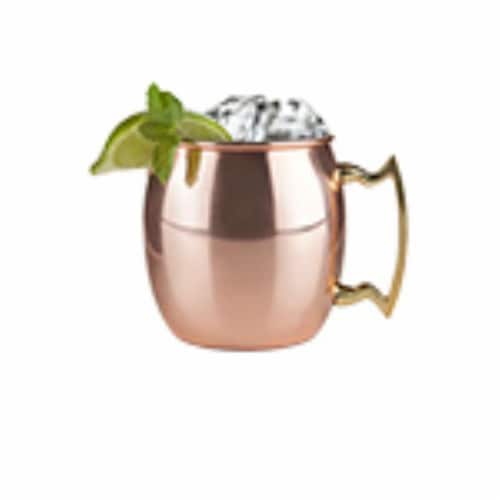True Fabrications Copper Cocktail Moscow Mule Mug Perspective: front