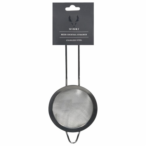 Viski® Professional Stainless Steel Mesh Cone Strainer Perspective: front