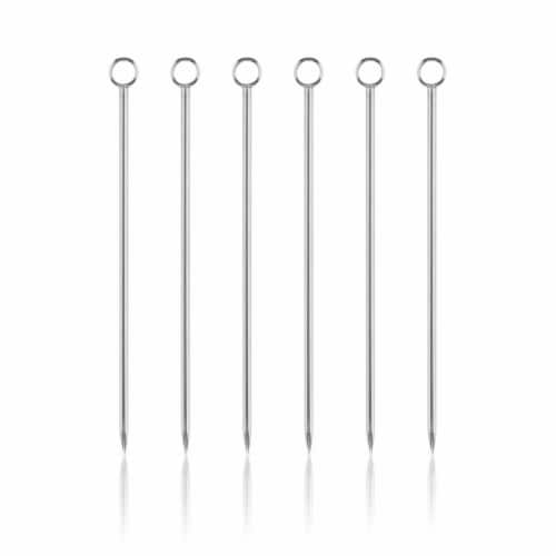 Viski® Stainless Steel Cocktail Picks Perspective: front