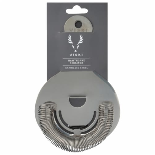 True Fabrications Viski® Professional Hawthorne Stainless Steel Strainer Perspective: front