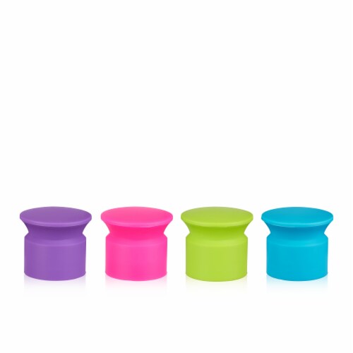 Silicone Bottle Stoppers - Pack of 4