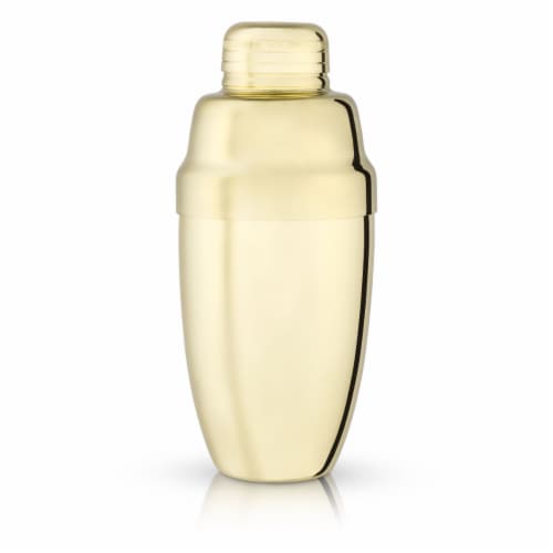 Gold Heavyweight Cocktail Shaker by Viski® Perspective: front