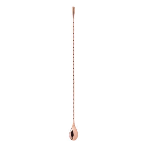 40cm Copper Weighted Barspoon by Viski® Perspective: front