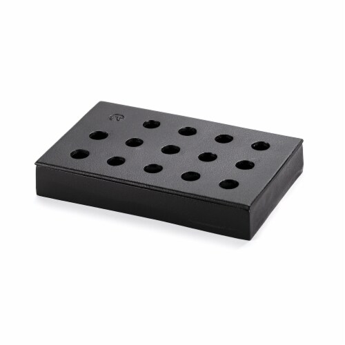 Wood-Chip Smoking Box 8x5 inch Perspective: front
