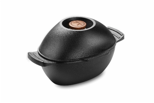 CastIron Mussel/Seafood Pot Perspective: front