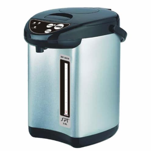 Sunpentown SP-3619 3.6L Hot Water Pot: Dual Pump System Perspective: front