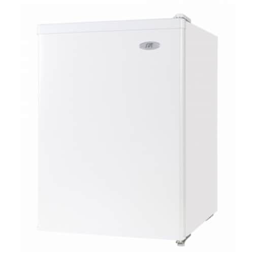 SUNPENTOWN RF-244W 2.4 cu.ft. Compact Refrigerator in White - Energy Star Perspective: front