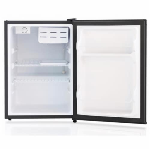 SUNPENTOWN RF-244SS 2.4 cu.ft. Compact Refrigerator in Stainless Steel - Energy Star Perspective: front