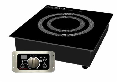 Sunpentown SR-108MR Built-in Non cooking & Hold Only Induction Warmer, Black Perspective: front
