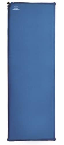 Mountain Summit Gear Self Inflating Camp Pad - Blue Perspective: front