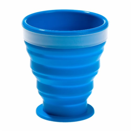 Alpine Mountain Gear Collapsible Silicone Food Container Blue AMGCSFL