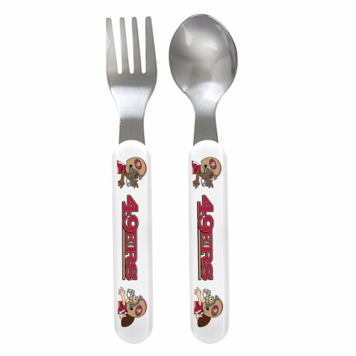 MasterPieces NFL San Francisco Spoon & Fork Set Perspective: front
