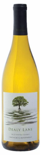 Dealy Lane Unoaked chardonnay Perspective: front