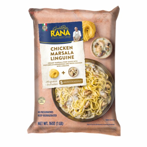 Giovanni Rana Chicken Marsala Linguine Meal Perspective: front