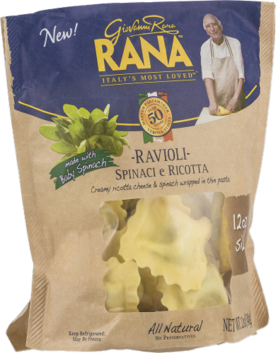 Rana Spinach Ricotta Ravioli Perspective: front